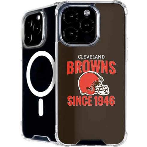 NFL Cleveland Browns Helmet iPhone 16 Pro MagSafe Case